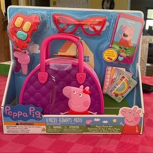 Peppa Pig Pink and Red Accessory Set